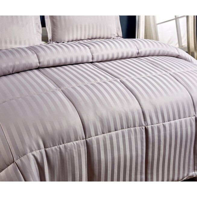 Kathy Ireland 3-PC Reversible Down Alternative Comforter, Taupe, , on-hover image number null