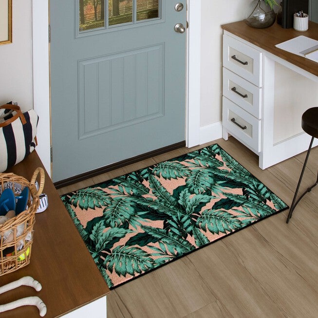 Palm Tree Paradise Kitchen Rug, , alternate image number null