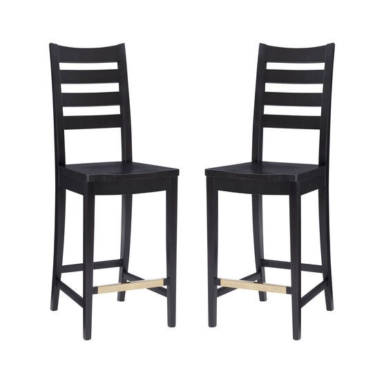 Flynn Counter Stool Black Set of 2, , alternate image number null
