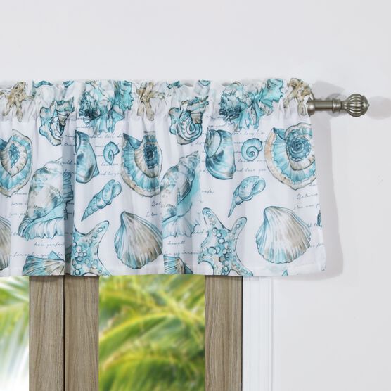 Cruz Window Valance , WHITE, hi-res image number null