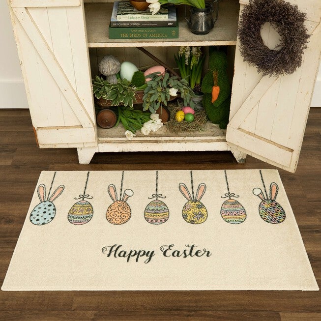 Easter Ornaments Multi Kitchen Rug, , alternate image number 2