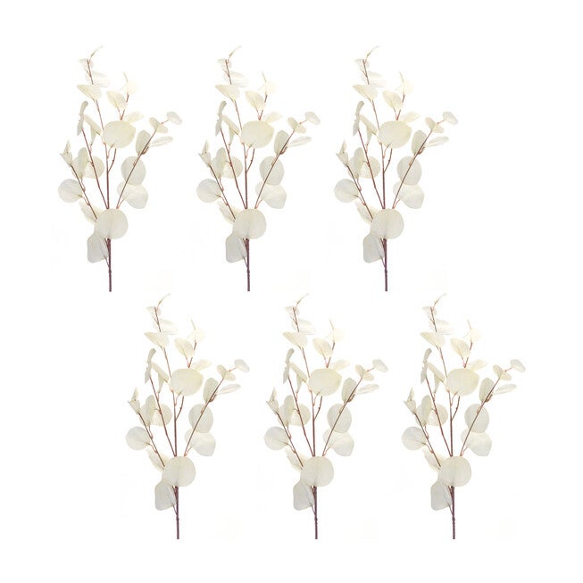 Silver Dollar Eucalyptus Leaf Spray (Set Of 6), , alternate image number 2