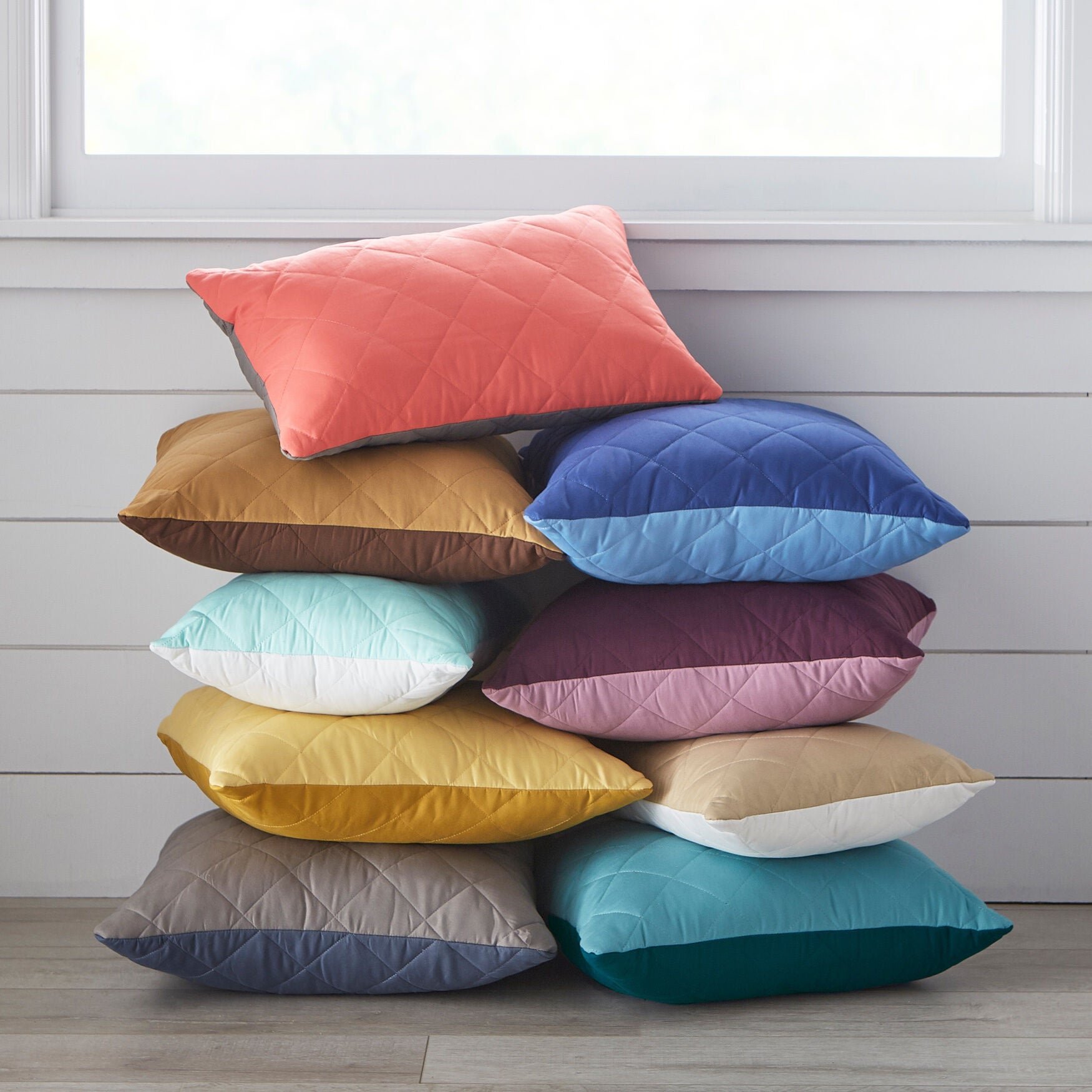 BH Studio Square Pillow Cover, CHOCOLATE LATTE, on-hover image number 1