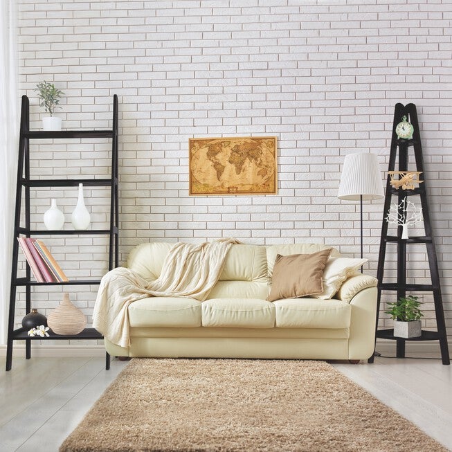 5-Shelf Corner Ladder Bookcase-Espresso, , alternate image number null