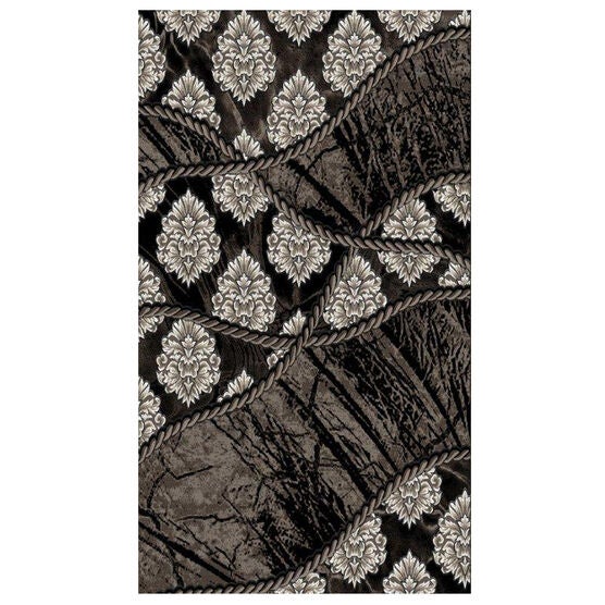Jewel 5' x 8' Area Rug, BROWN BLACK, hi-res image number null
