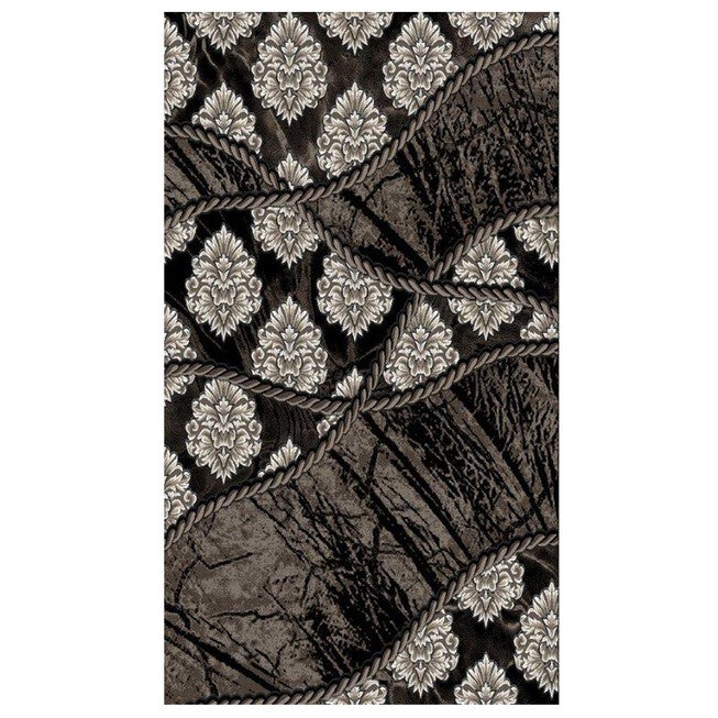 Jewel 5' x 8' Area Rug, BROWN BLACK, hi-res image number 0