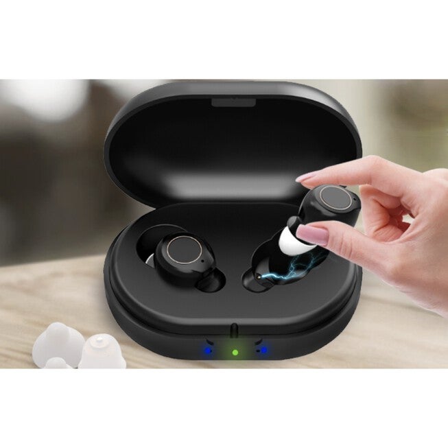 Invisible Hearing Aids With Charging Case Wellness, , alternate image number null