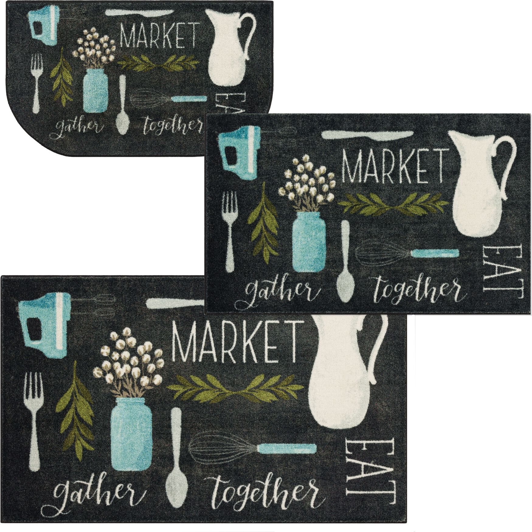 Farmhouse Kitchen Kitchen Rug, , alternate image number 8