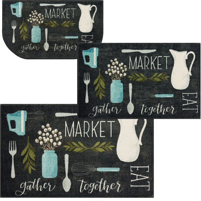 Farmhouse Kitchen Kitchen Rug, , alternate image number 8