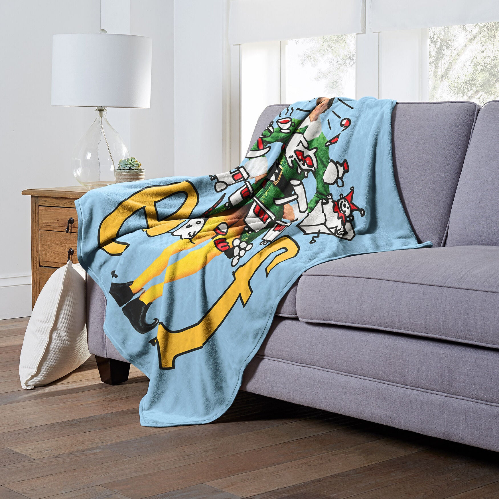 Wb Elf Montage Silk Touch Throw Blanket, , alternate image number 3