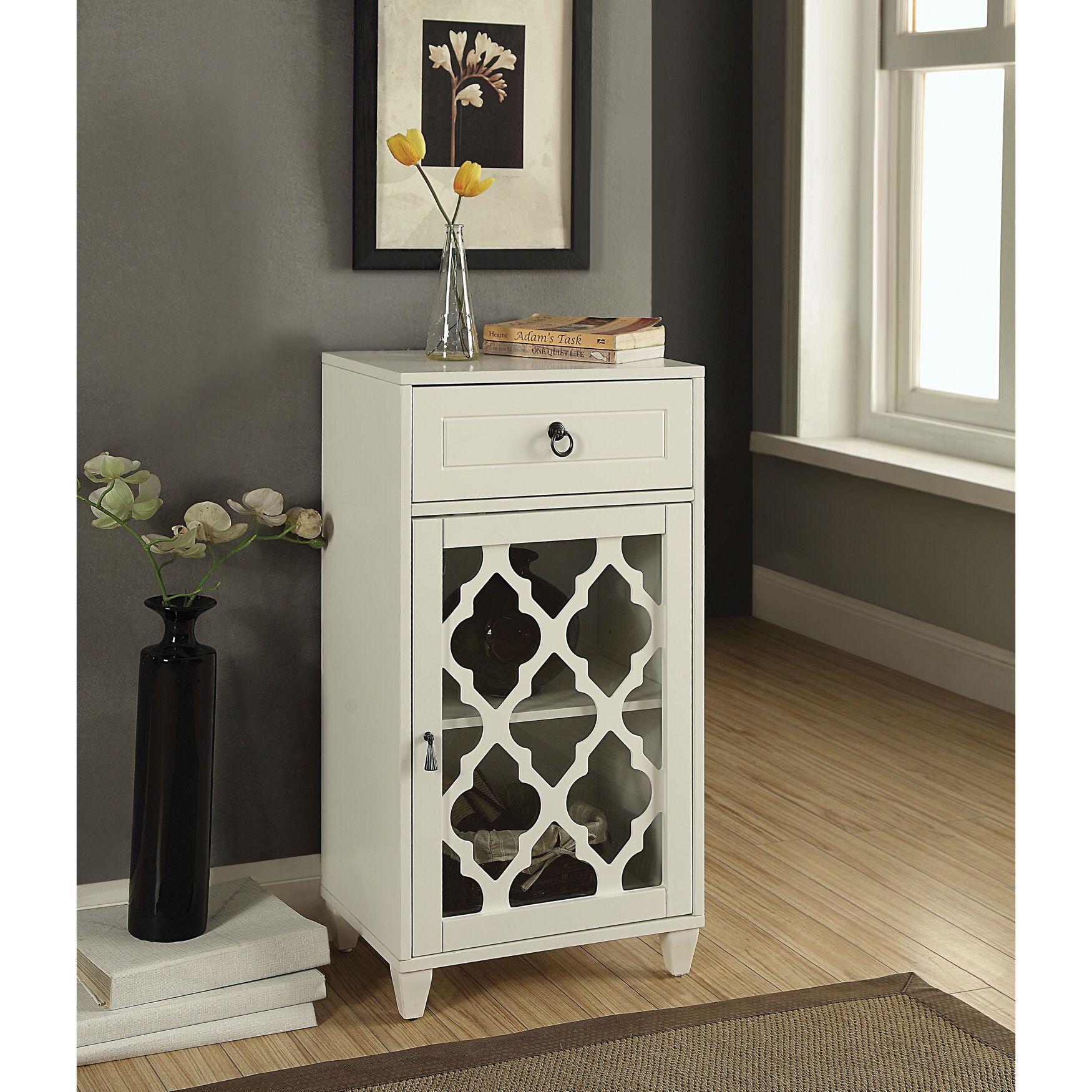 Accent Table Living, WHITE, hi-res image number 0