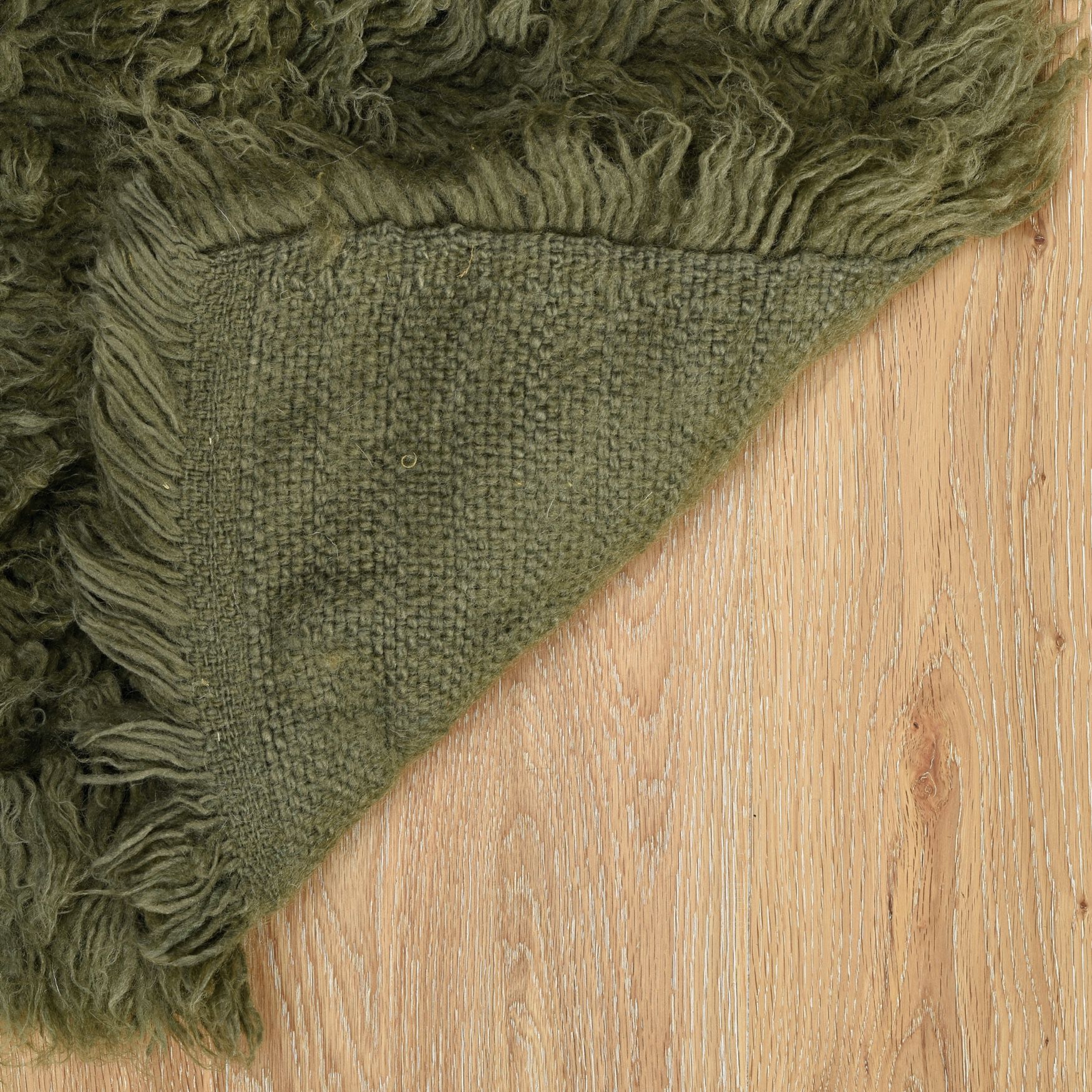 Flokati Olive Rug, , alternate image number 2