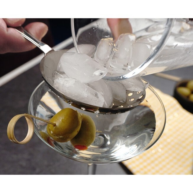 Retro Stainless Steel Cocktail Strainer, , alternate image number null