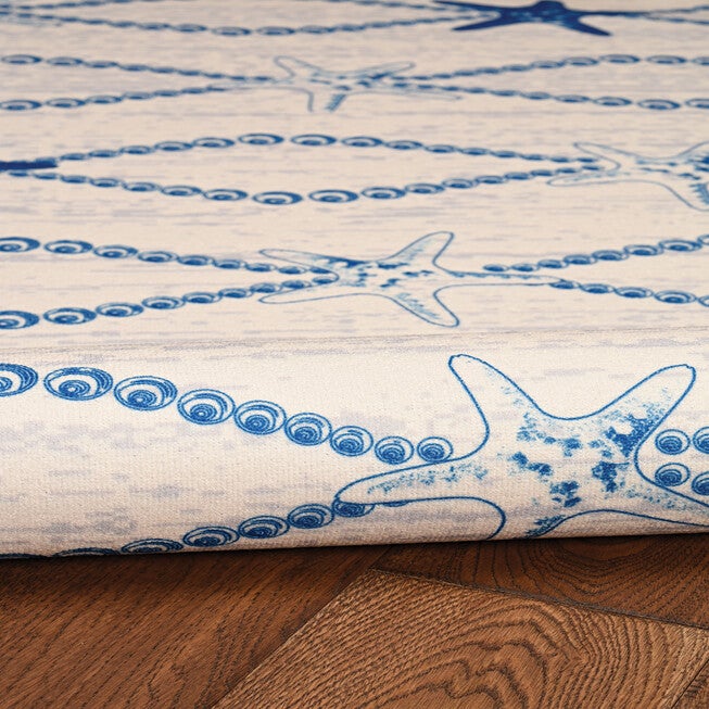 Washable Layne Ivory/Blue Rug, , alternate image number null