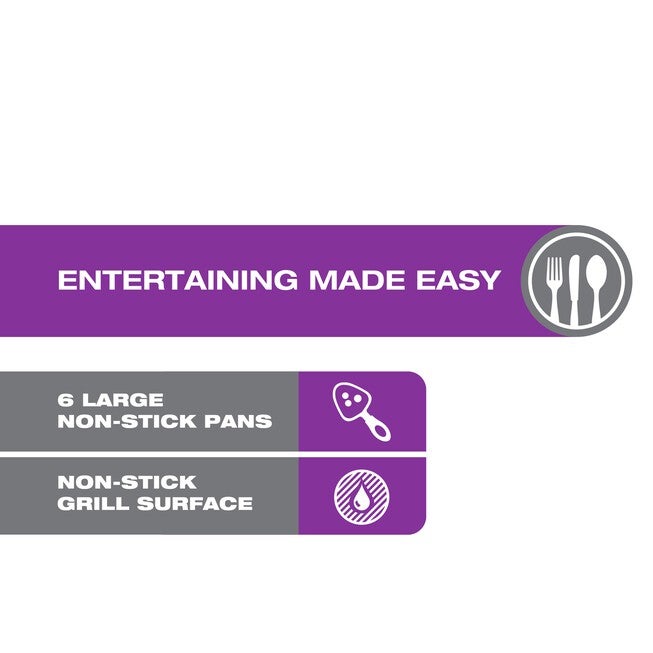 Salton Party Grill & Raclette, 6 Person, , alternate image number null