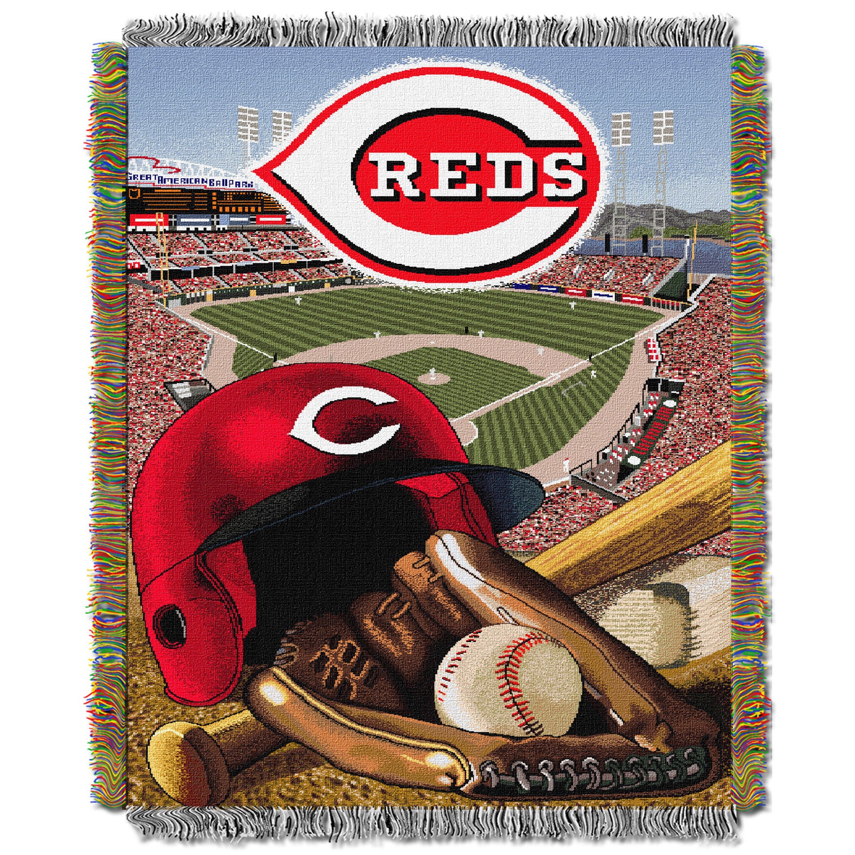 Reds HomeField Advantage Throw, MULTI, hi-res image number 0