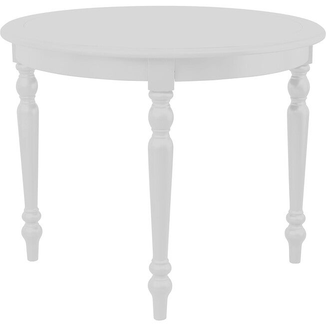Philippe Round Dining Table, White, WHITE, alternate image number 2