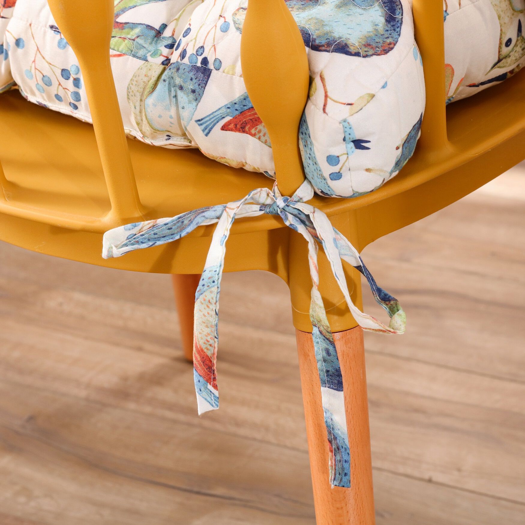 Willow Triple-Layered Chair Pad 4 Piece Set, , on-hover image number 1