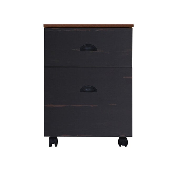 Hawksbury 2 Drawer Mobile File Cabinet File Cabinet, , alternate image number null