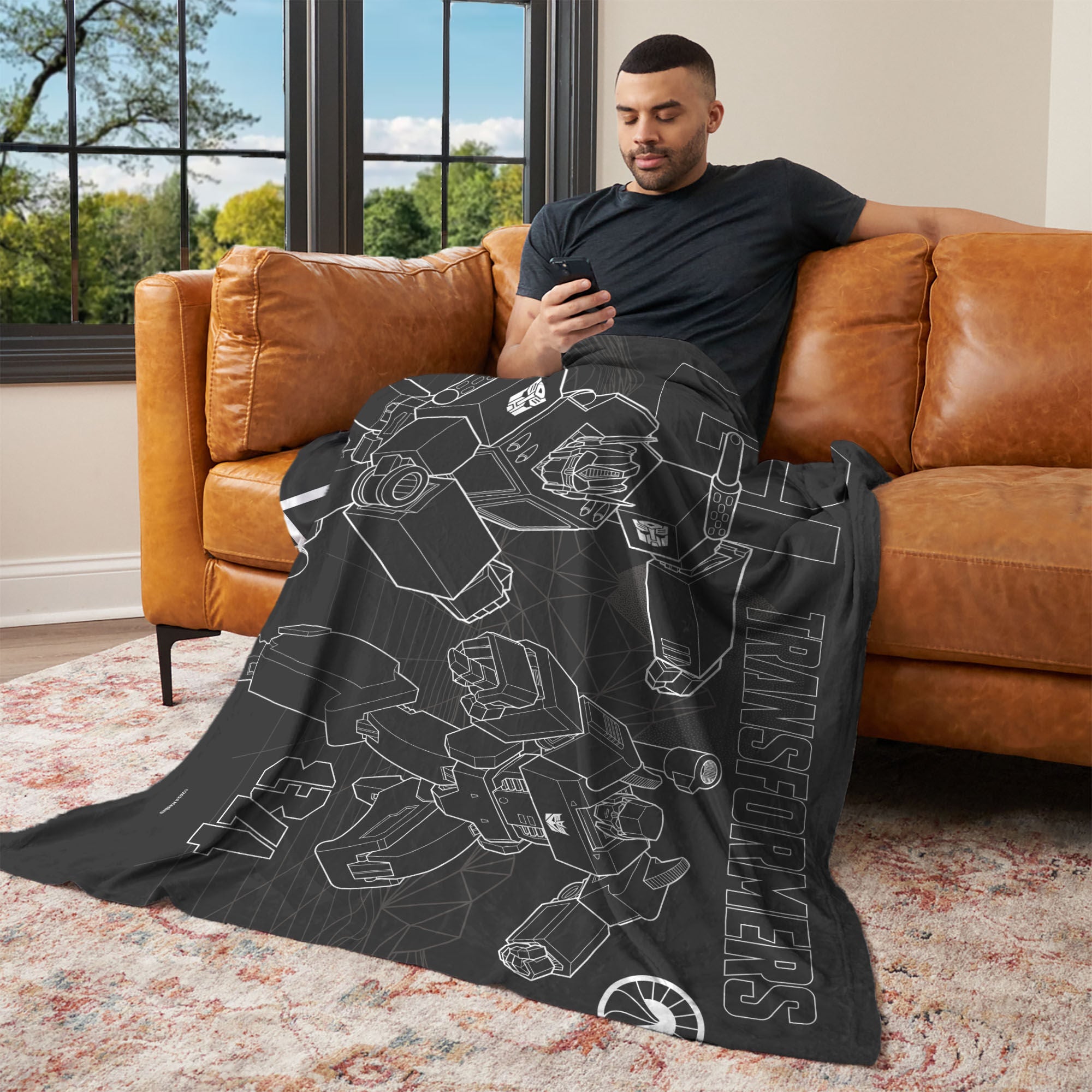 Hasbro Transformers G1 Optimus Prime And Megatron Silk Touch Throw Blanket 50X60 Inches, TRANSFORMERS, alternate image number 2