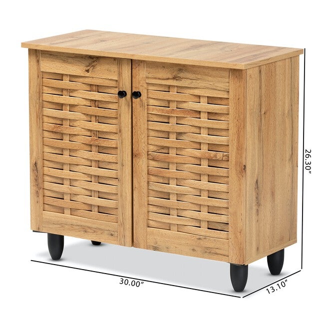 Winda Wood 2-Door Shoe Cabinet Furniture, , alternate image number 8