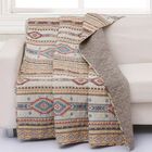 Phoenix Quilted Throw Blanket, TAN, hi-res image number null