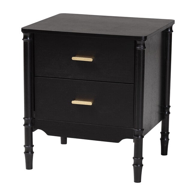 Marisela Nightstand, BLACK, alternate image number 1