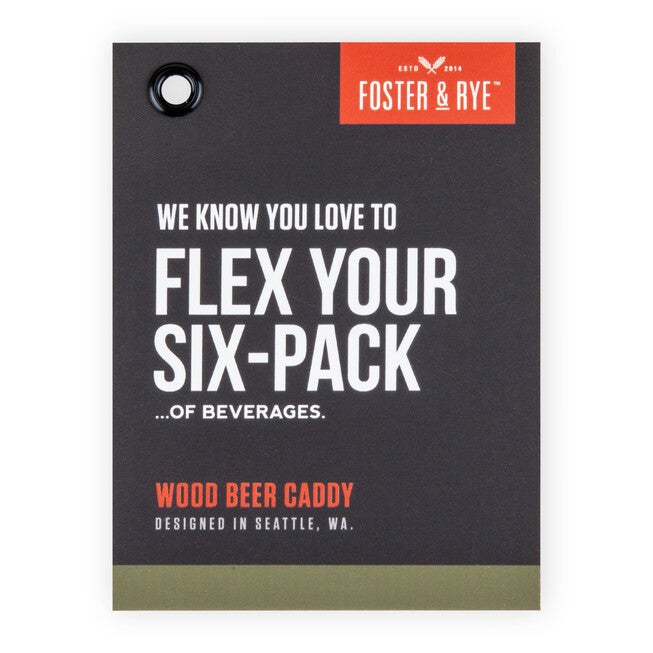 Acacia Wood Beverage Caddy, , alternate image number 2