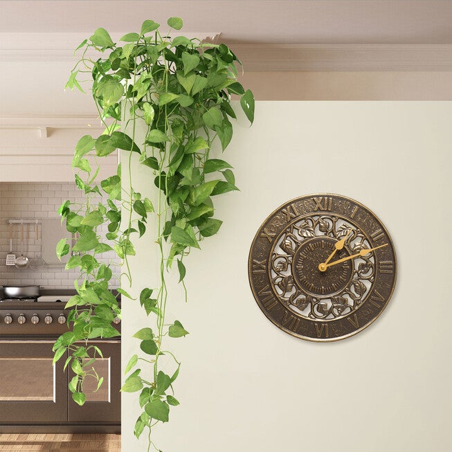Ivy Silhouette Clock , , on-hover image number 1