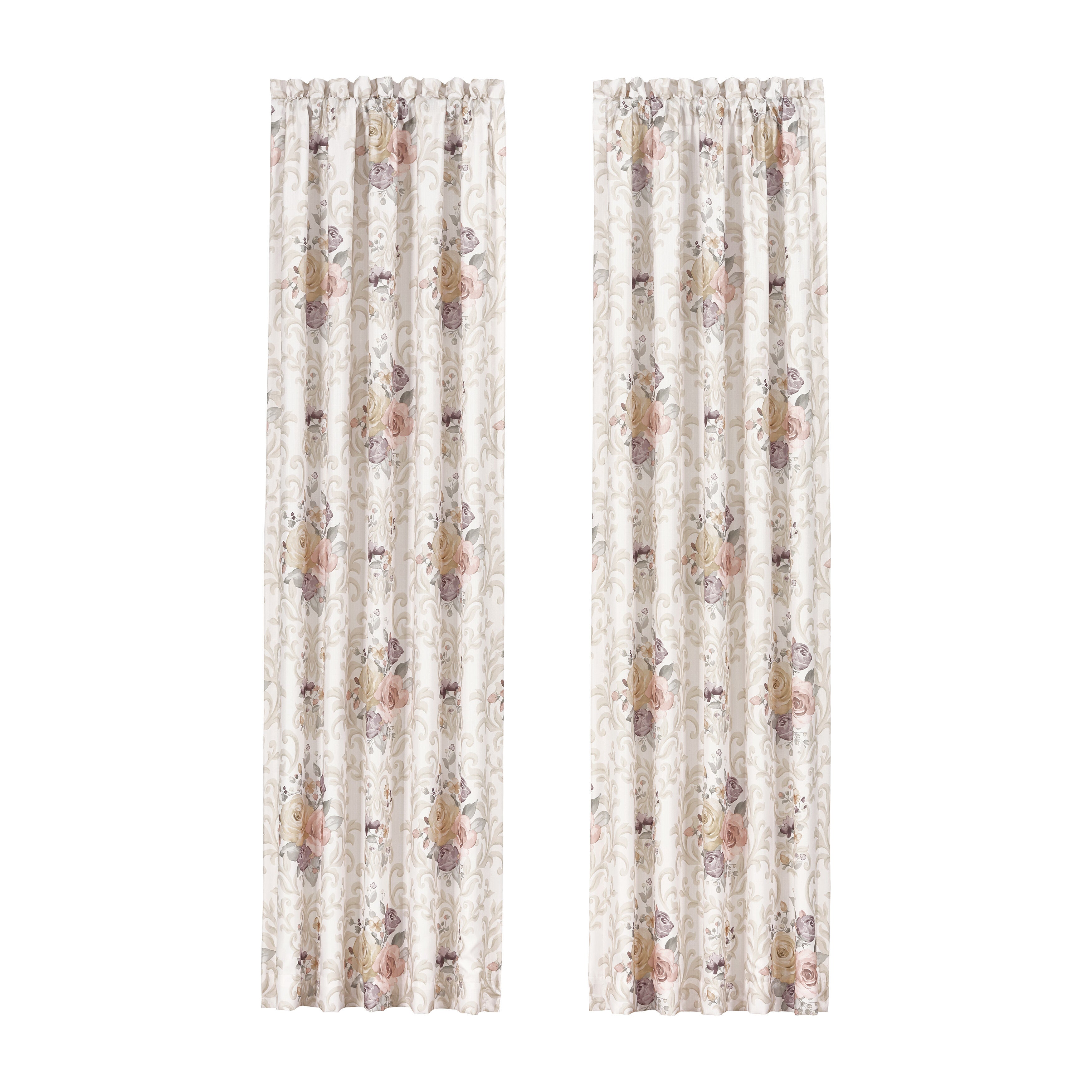 Chardonnay 84 Inch Window Panel Pair, IVORY, alternate image number 2