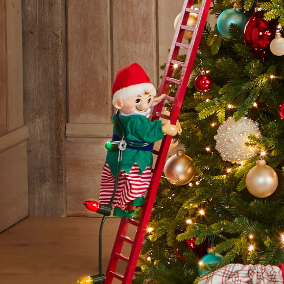 Mr. Christmas 40" Tall Super Climbing Elf, ELF, hi-res image number null