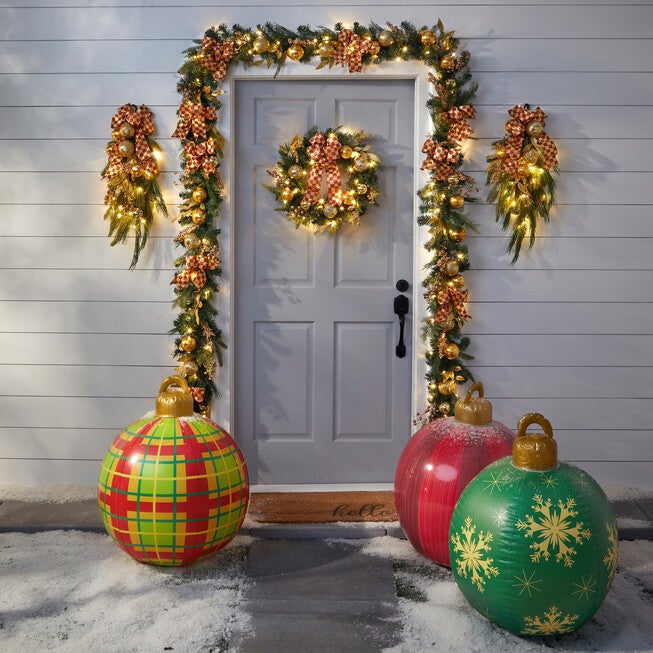 20 inches Pre-Lit Noelle Wreath, , on-hover image number null
