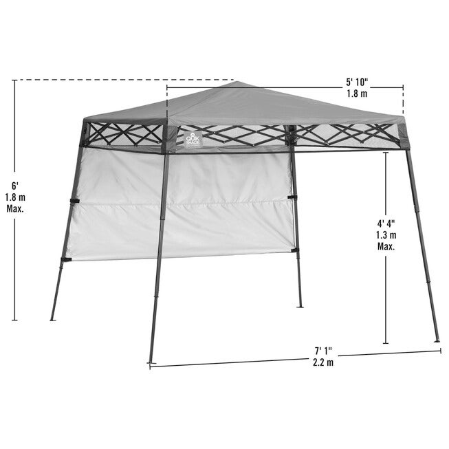 Go Hybrid 6 x 6 ft. Slant Leg Canopy, Regatta Blue, , alternate image number null