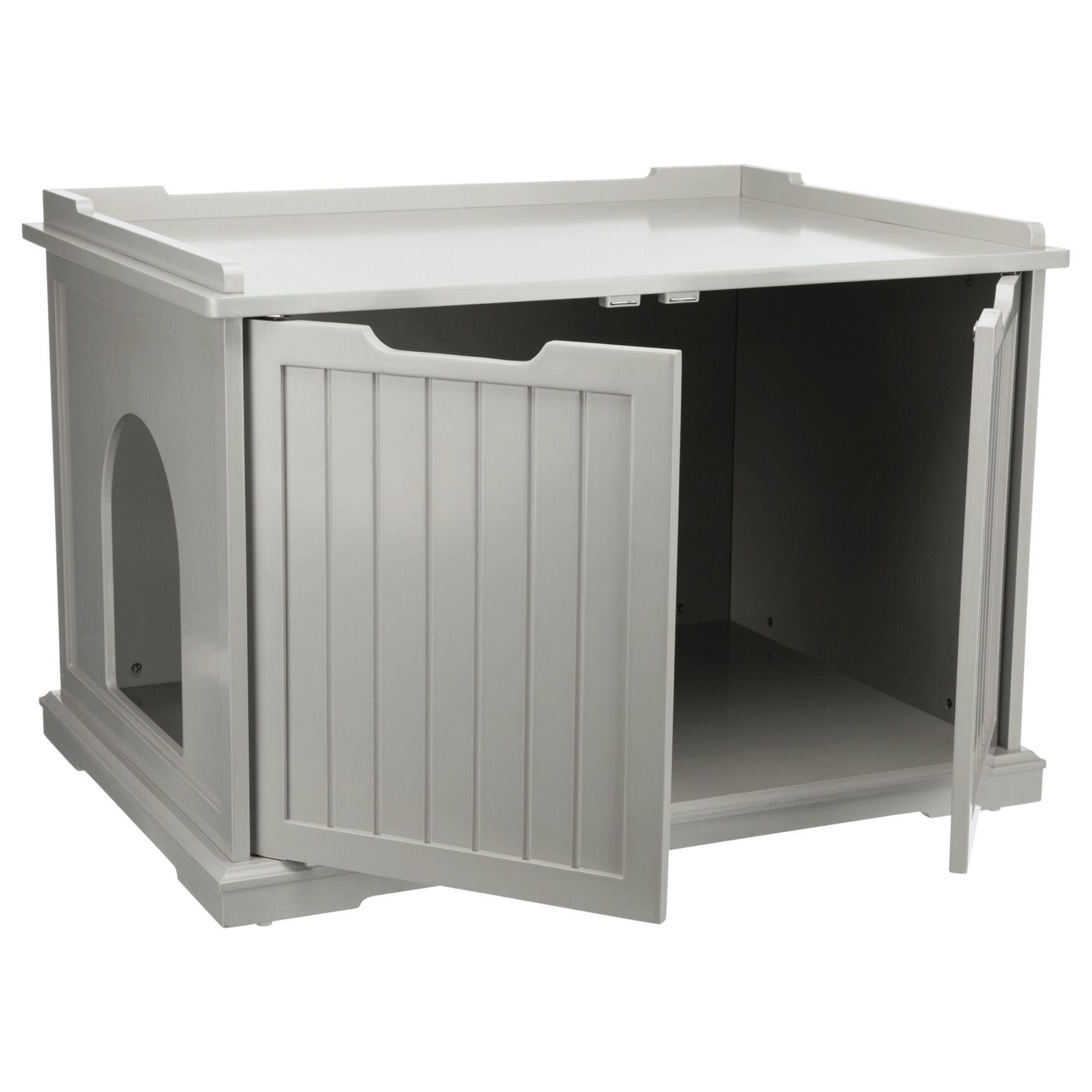 XL Wooden Litter Box Enclosure, , on-hover image number 1