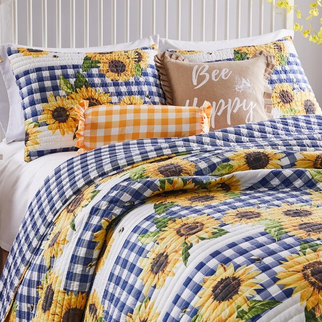 Sunflower Gold Quilt Set, , alternate image number null