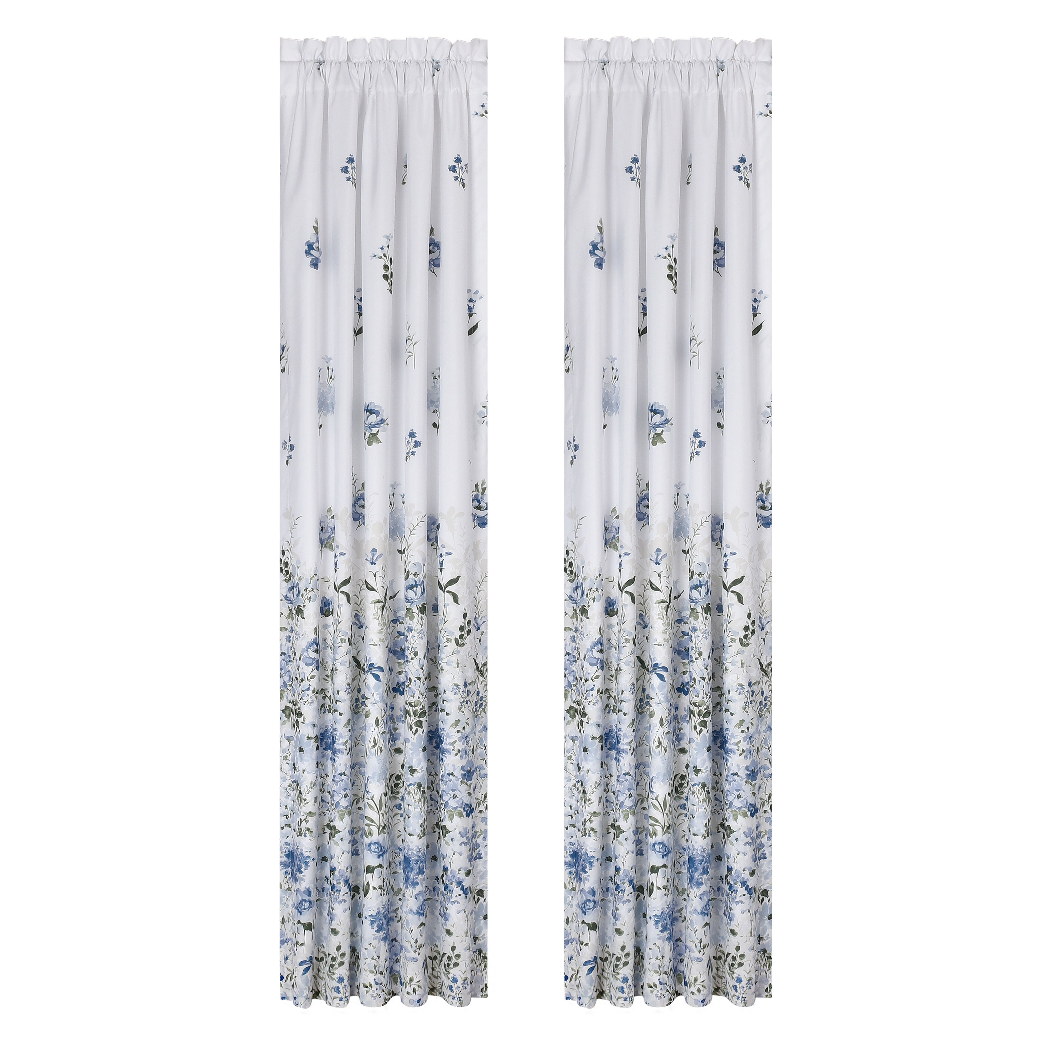 Kourtney 84 Inch Window Panel Pair, BLUE, alternate image number 2