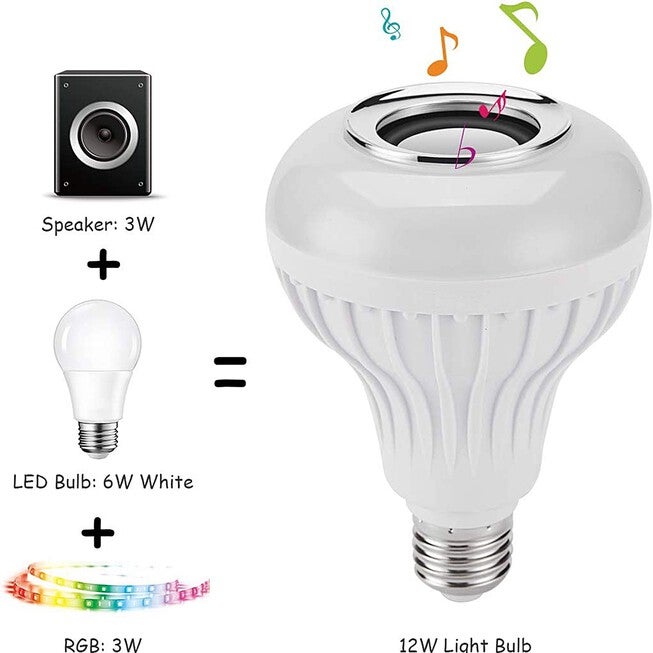 Led Lightbulb Speaker, , alternate image number null