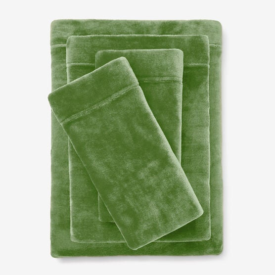 BH Studio 4-Pc. Microfleece Sheet Set, ALPINE GREEN, hi-res image number null