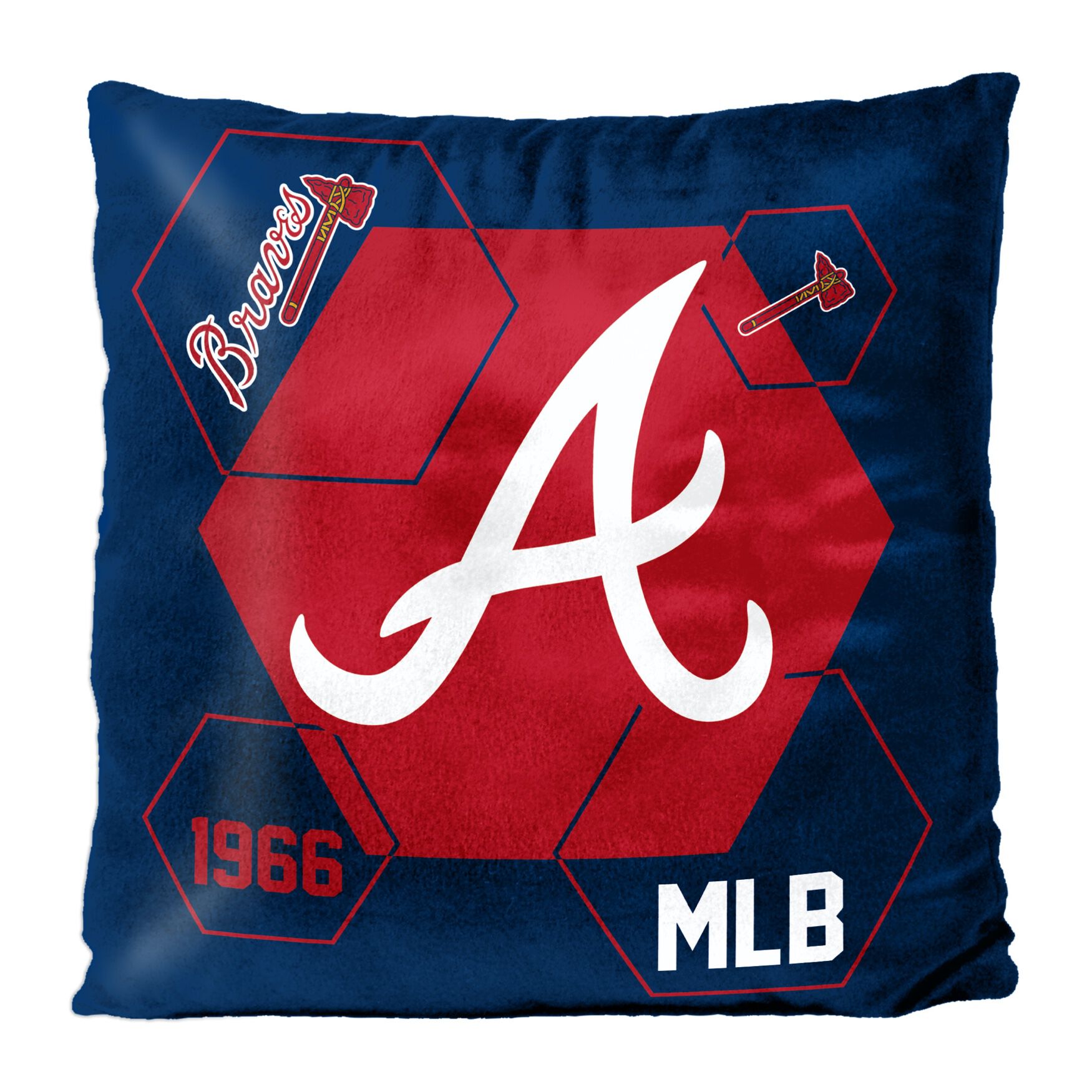 Braves Velvet Reverse Pillow, MULTI, hi-res image number 0