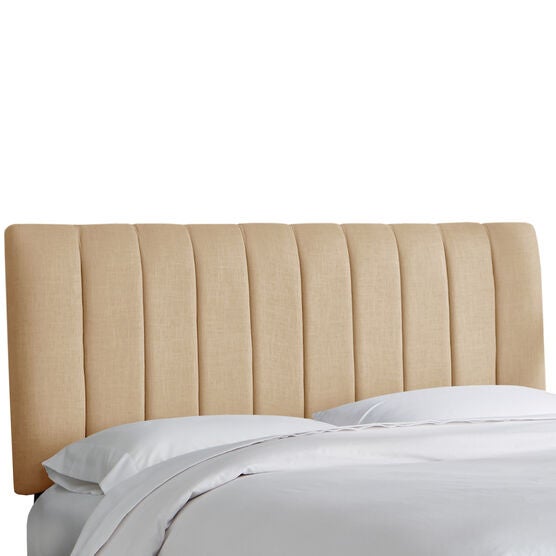 Wesley Channel Seam Headboard, LINEN SANDSTONE, hi-res image number null