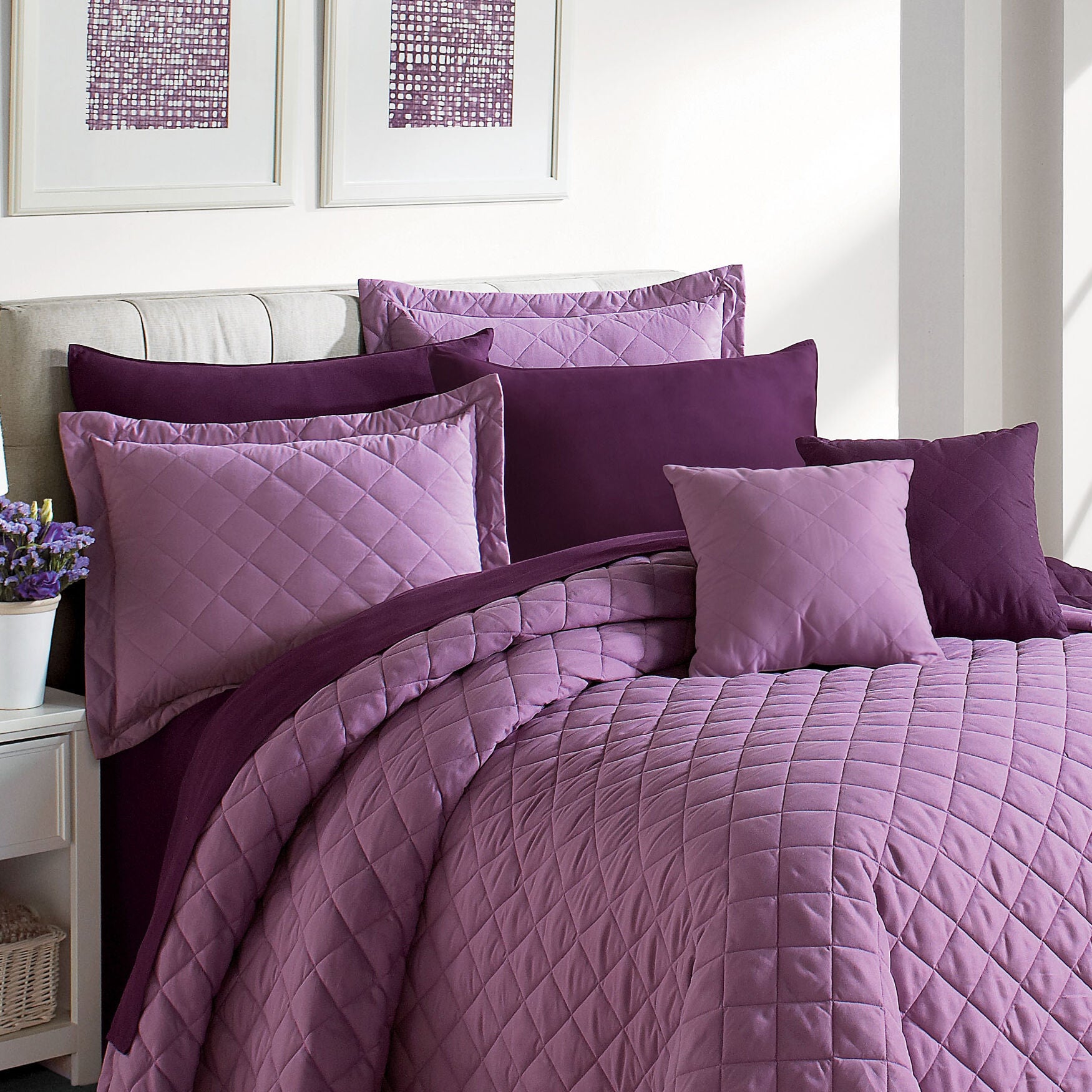 Jewel Kantha Stitched Quilt Set, , alternate image number 10