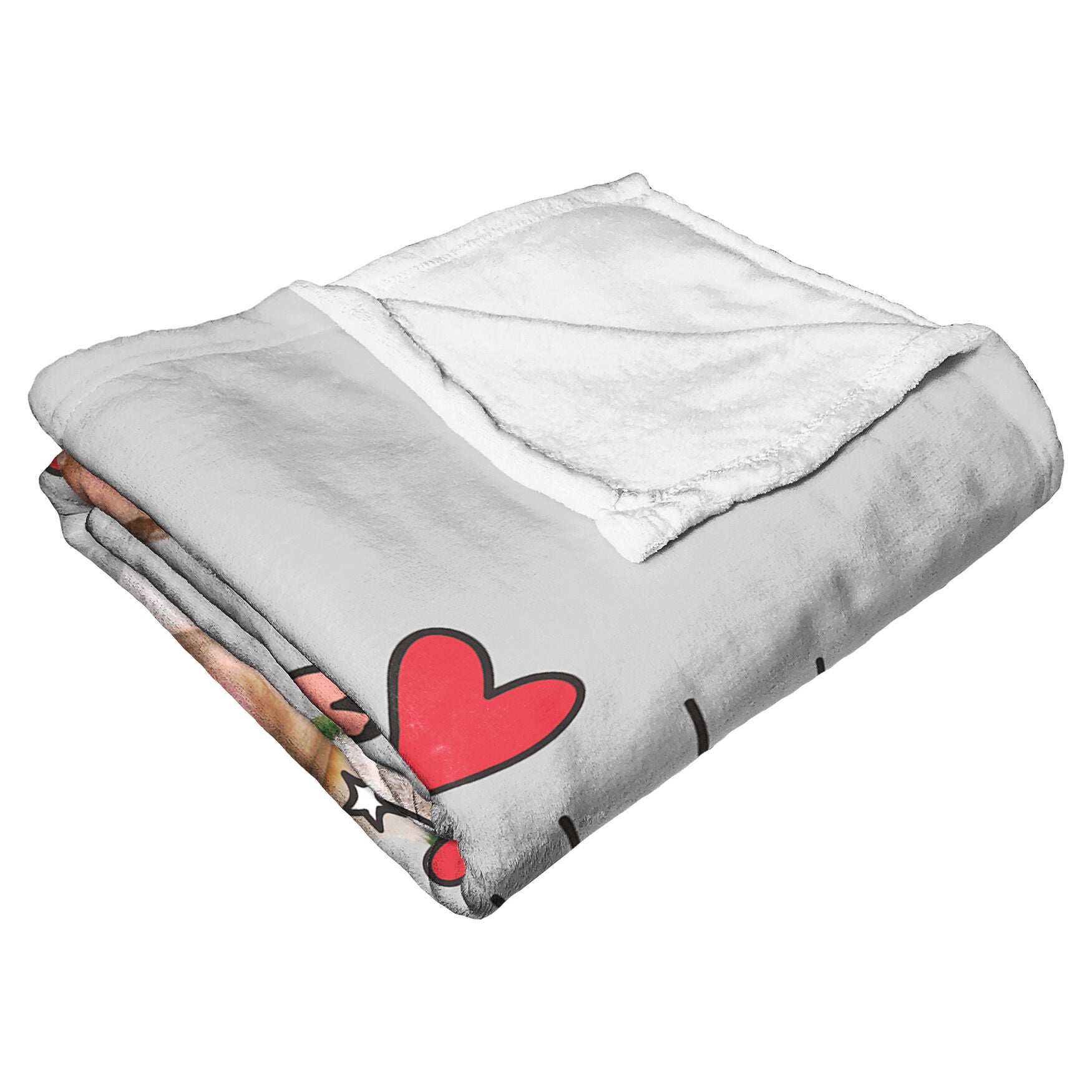 Wb Elf 4 Food Groups Silk Touch Throw Blanket, , alternate image number 4