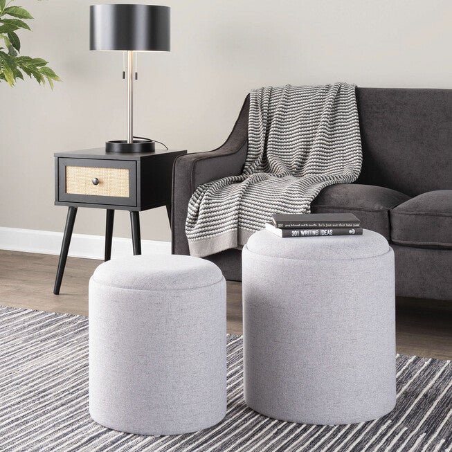 Nesting Ottoman Set, , alternate image number 7