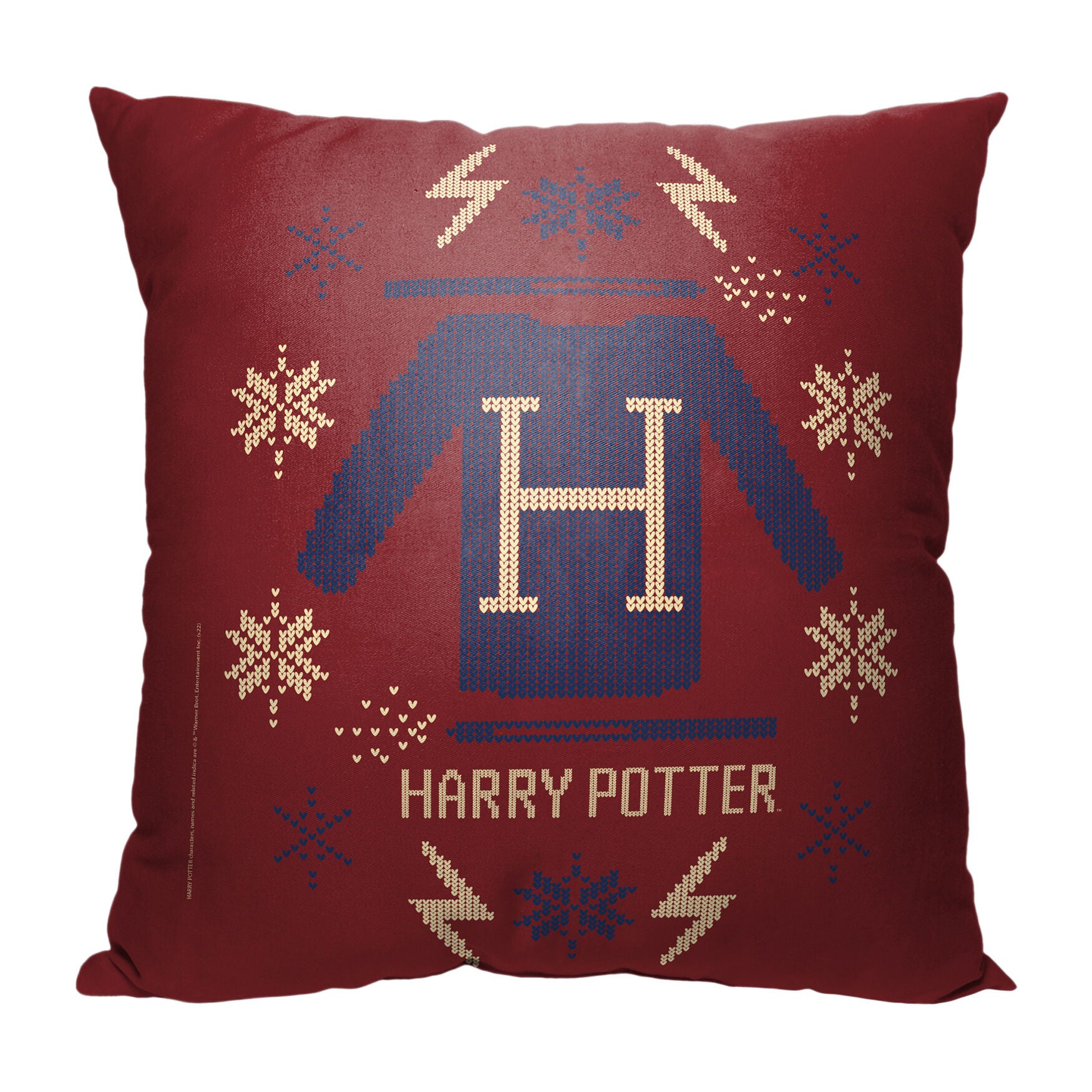 Wb Harry Potter Harrys Sweater Printed Throw Pillow, O, hi-res image number 0