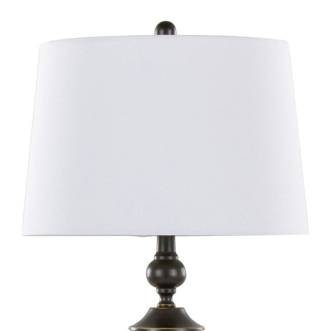Flint 30.75 inches Metal Table Lamp With Usb - Set Of 2, , alternate image number null