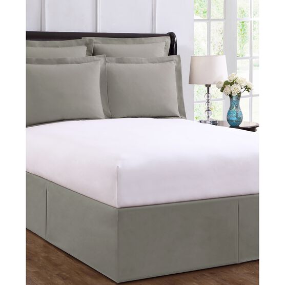 Bed Maker's Tailored Bedskirt, SILVER, hi-res image number null