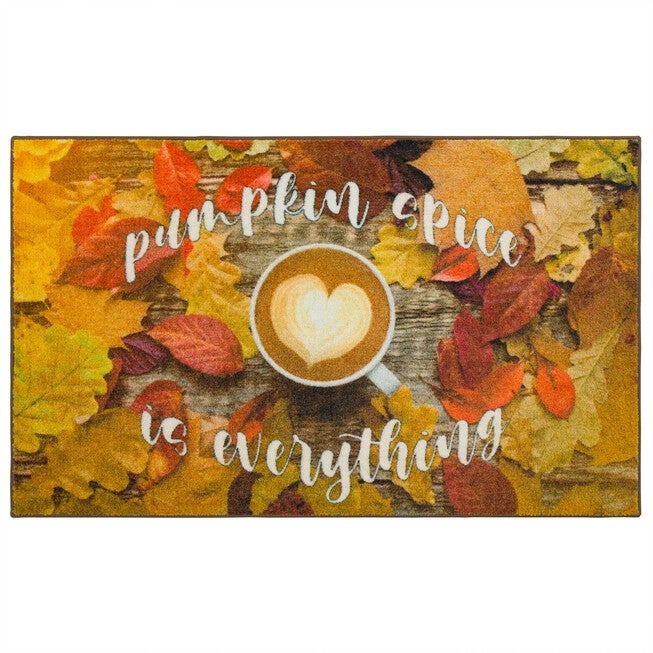 Pumpkin Spice Kitchen Rug, MULTI, hi-res image number 0