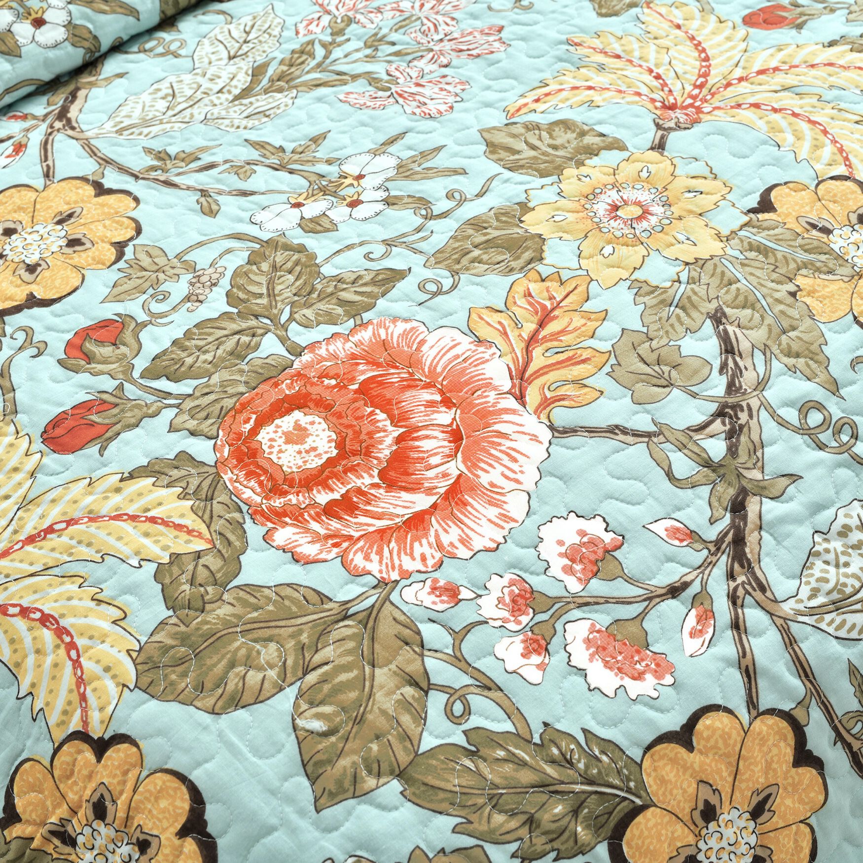 Lush D&eacute;cor Sydney Quilt Black/Blue 3Pc Set, , alternate image number 4