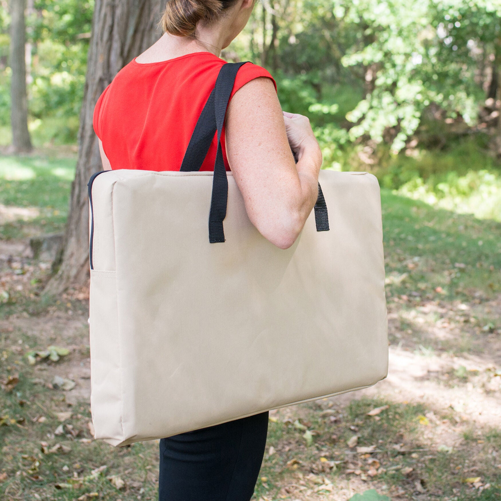 Portable Pet Dog Kitten Playpen In Black And Beige Combo, , alternate image number 5