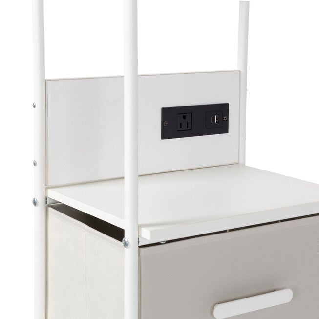 4-Drawer Cart With Charging Station, , alternate image number null